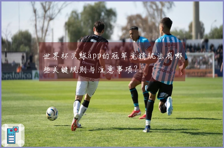 世界杯买球app的冠军竞猜玩法有哪些关键规则与注意事项？